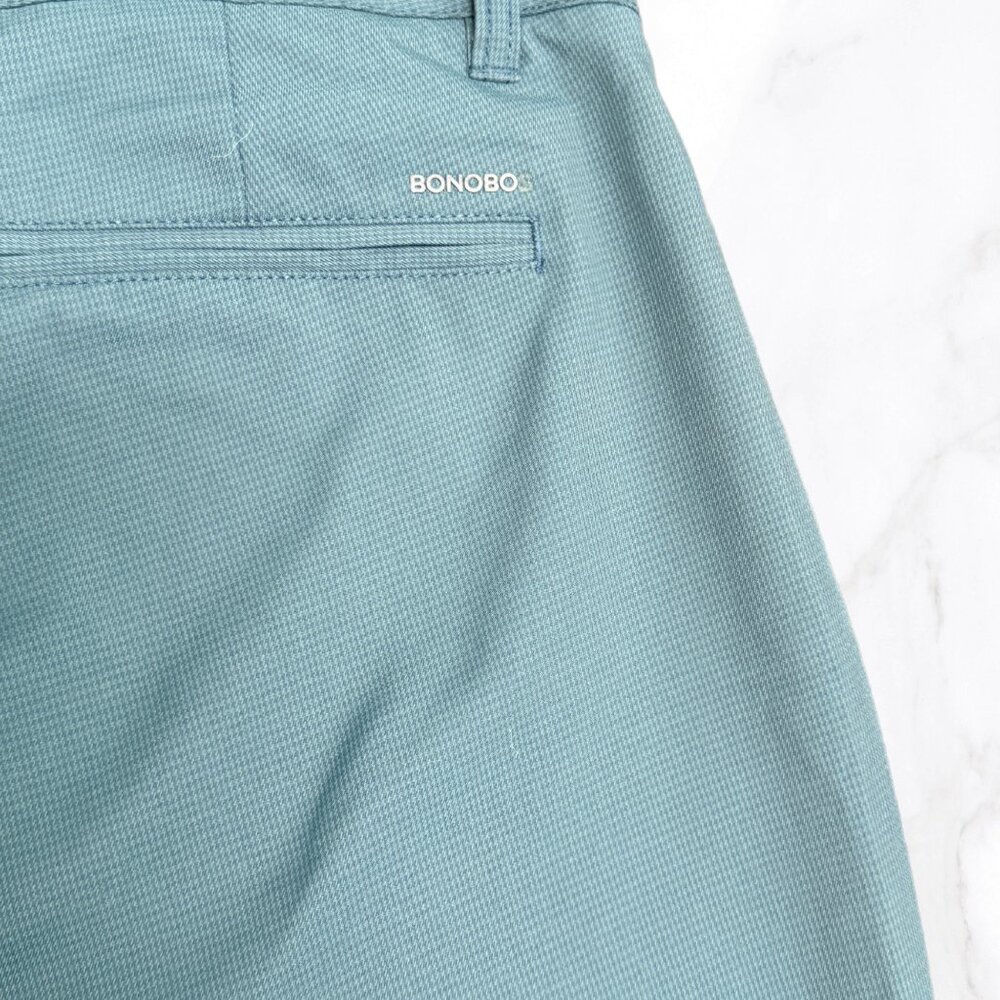 Bonobo's‎ Golf Men's Coastal Teal Athletic Fit Pants, Size 34x34 - Picture 6 of 8